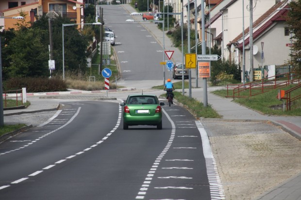 Jak jezdit v Třebíči podle cyklopiktogramů?