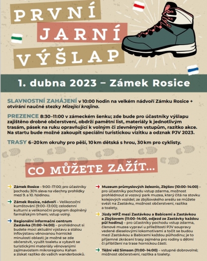 Akce klubu českých turistů Třebíč v dubnu 2023 Akce klubu českých turistů Třebíč v dubnu 2023