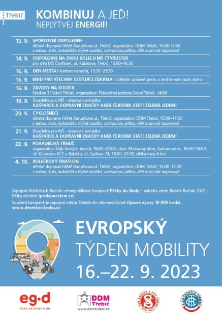 Evropský týden mobility 2023