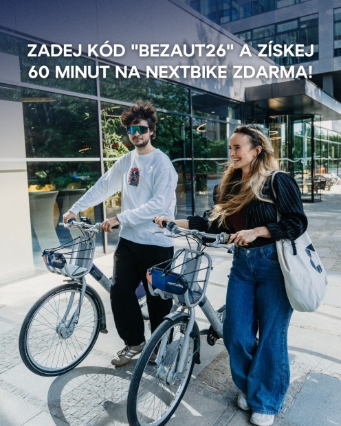 Vyrazte po Třebíči na nextbiku zdarma