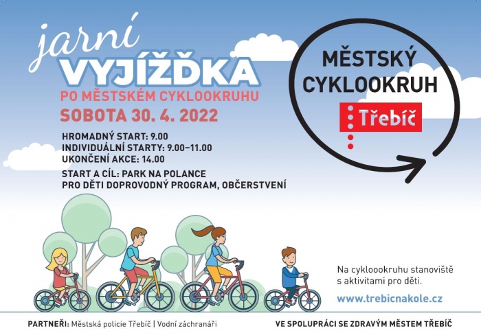 Jarní vyjížďka po městském cyklookruhu Jarní vyjížďka po městském cyklookruhu