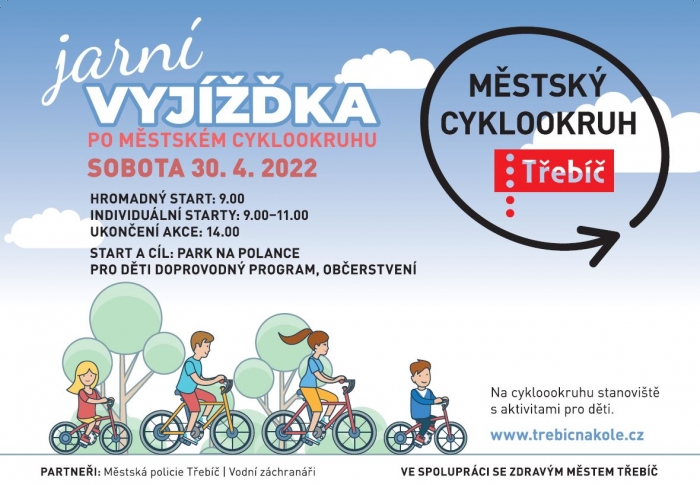 Jarní vyjížďka po městském cyklookruhu