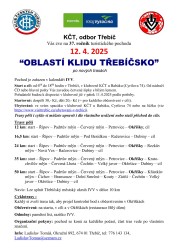 Oblastní  klidu Třebíčsko